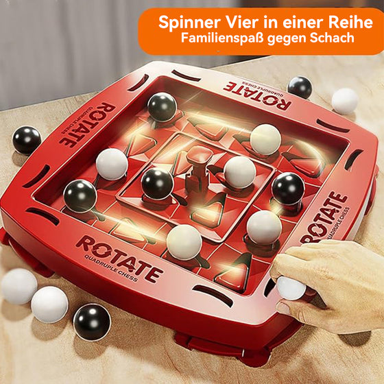 Rotierendes schwarz-weißes Schach