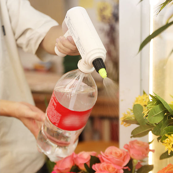 Elektrische Zweifach-Sprühflasche zum Sprühen und Ausgießen