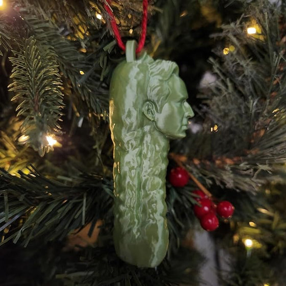 Lustig  Nicolas Cage  Weihnachten Grüne Gurke hängende Ornament