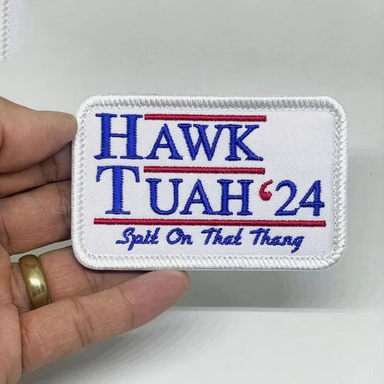 Hawk Tuah Lustiges Abzeichen
