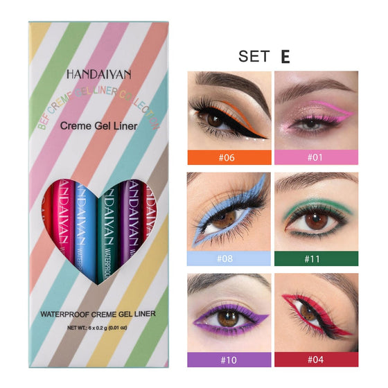 20 PCS farbige Eyeliner Stifte Set