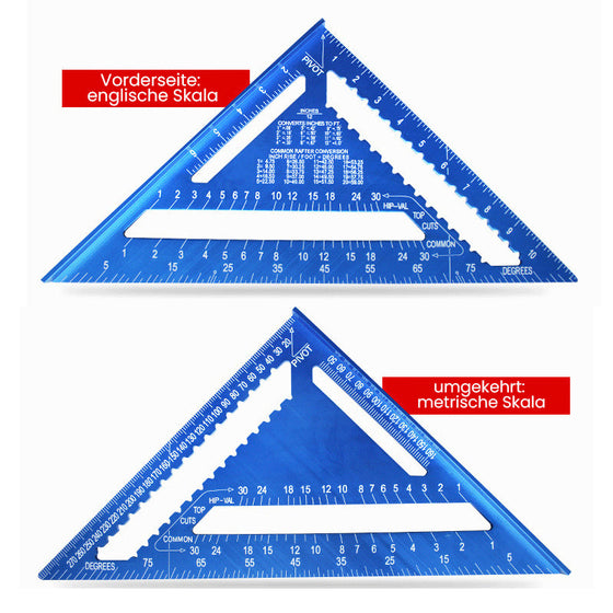 Multifunktionales Dreieckslineal