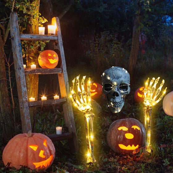 Halloween-Geisterhand Dekorative Lichter