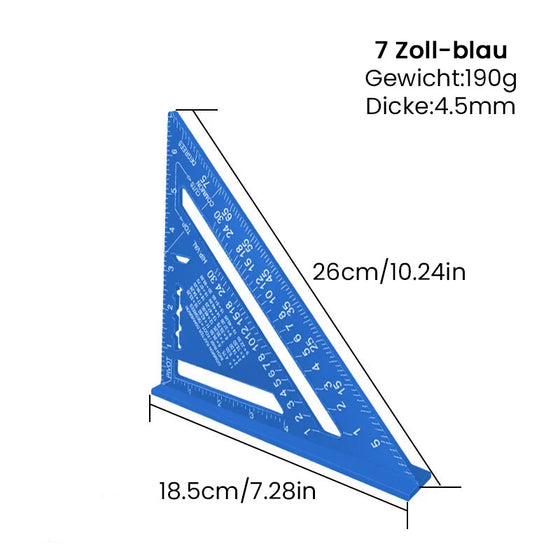 Multifunktionales Dreieckslineal