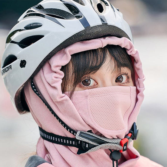 Kapuzengesichtsmaske mit Halswärmer für das Radfahren