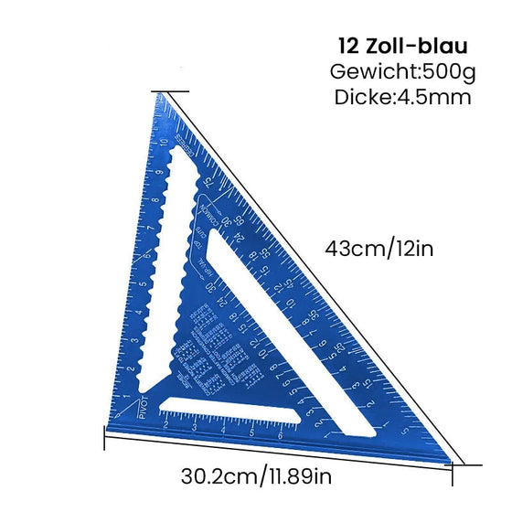 Multifunktionales Dreieckslineal