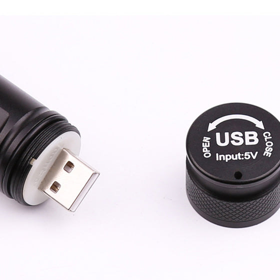 USB wiederaufladbare Mini-LED-Taschenlampe