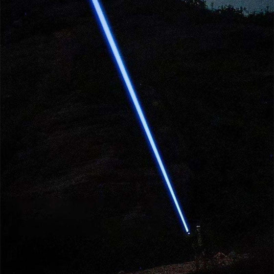 Weiße Laser-Starklicht-Langstrecken-Taschenlampe