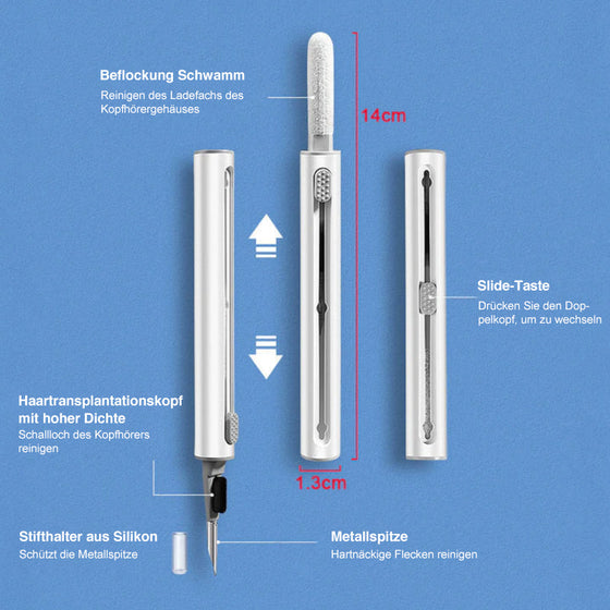 Multifunktionales Ohrstöpsel-Reinigungsstift