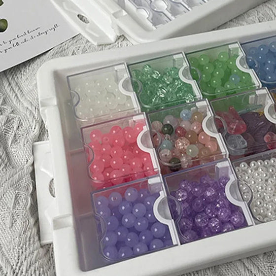 Nagelkunst-Box DIY Perlen Schmuck Aufbewahrungsbox