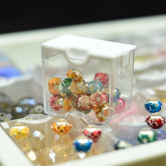 Nagelkunst-Box DIY Perlen Schmuck Aufbewahrungsbox