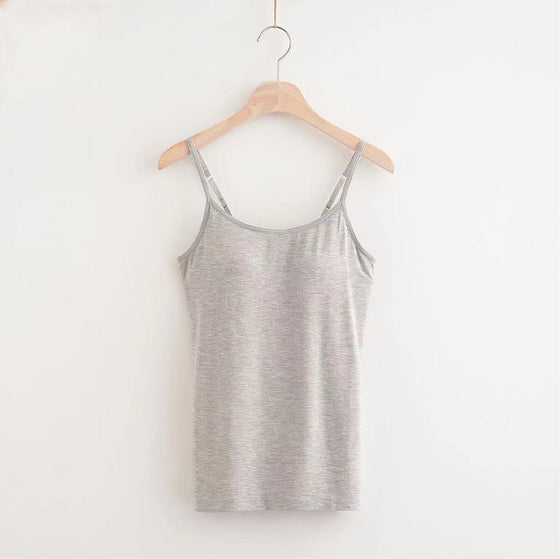 Locker sitzendes Tank-Top mit integriertem BH