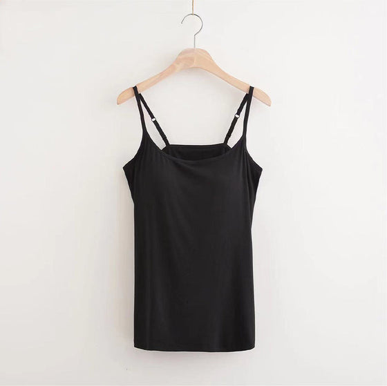 Locker sitzendes Tank-Top mit integriertem BH