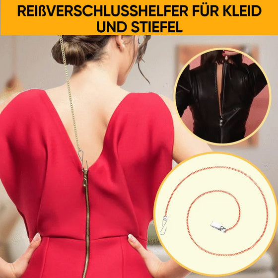 Reißverschlusshelfer für Kleid und Stiefel