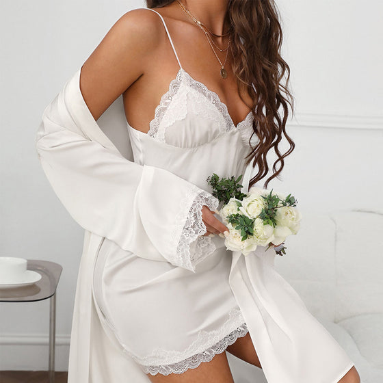 Zweiteiliges Set aus Cami-Kleid und Nachthemd