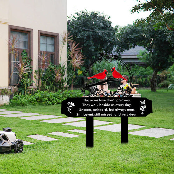 Cardinal Cemetery Memorial Stake