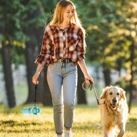 Haustier-Poop Pickup Portable Sechs Pfote Abfallbeutelspender