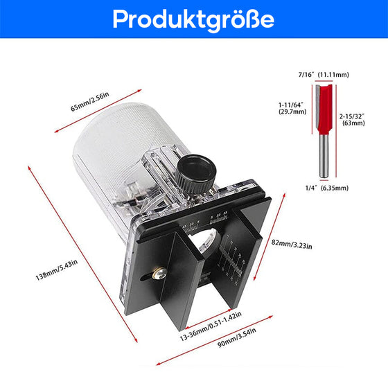 SAKER® Holzfräser-Schlitzsucher