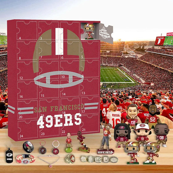 San Francisco 49ers Adventskalender – Mit 24 kleinen Türen