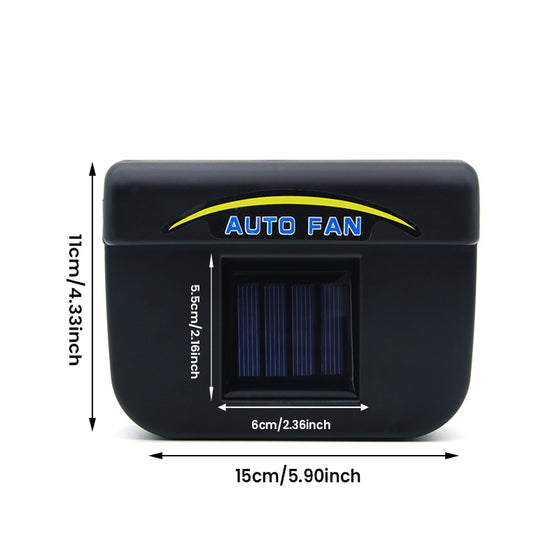 Solarbetriebener Autoventilator