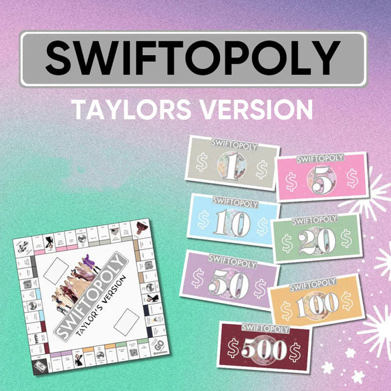 SWIFTOPOLY – TS „Swiftie“ Monopoly-Brettspiel