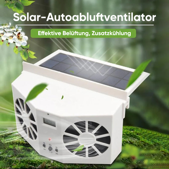 Solarbetriebener Auto-Abluftventilator