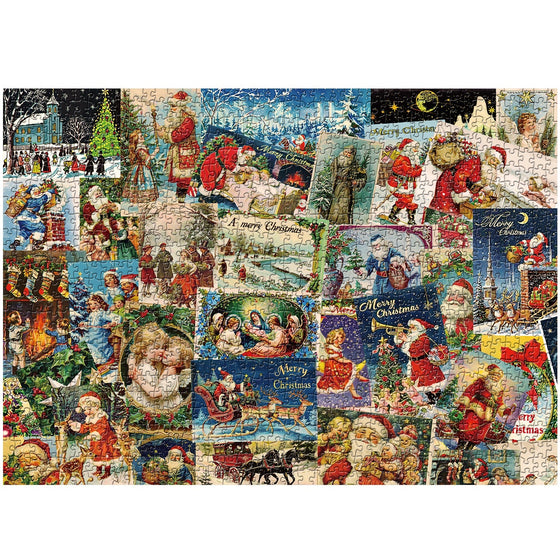 Weihnachtsgalerie-Puzzle 1000 Teile