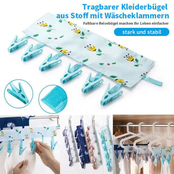 Tragbarer Kleiderbügel