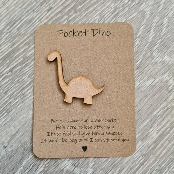 Tasche Dinosaurier Umarmung Karte