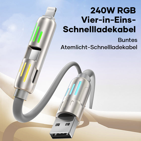 240W 4-in-1 USB-C-Kabel