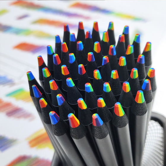 Fun Rainbow Gradient Coloring Pencil