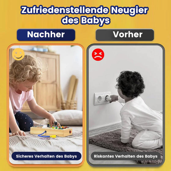 Beschäftigungsbrett für Kleinkinder