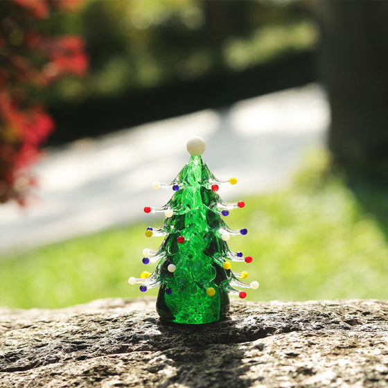 Handgefertigter Weihnachtsschmuck aus Glas