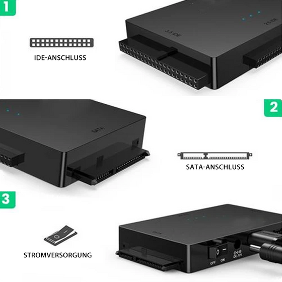 USB 3.0 zu IDE/SATA-Adapter