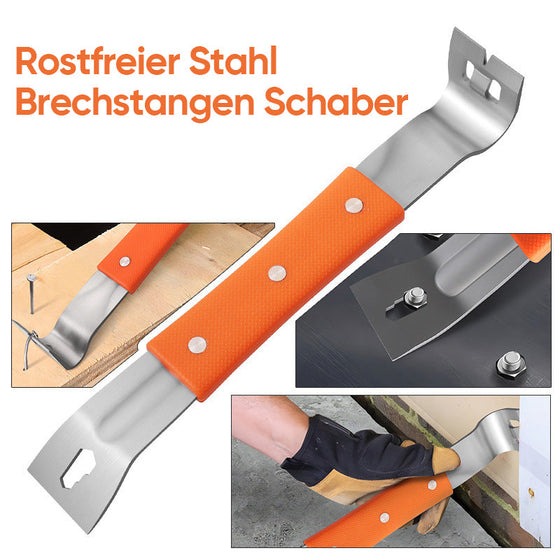 Brechstangen Schaber aus Edelstahl