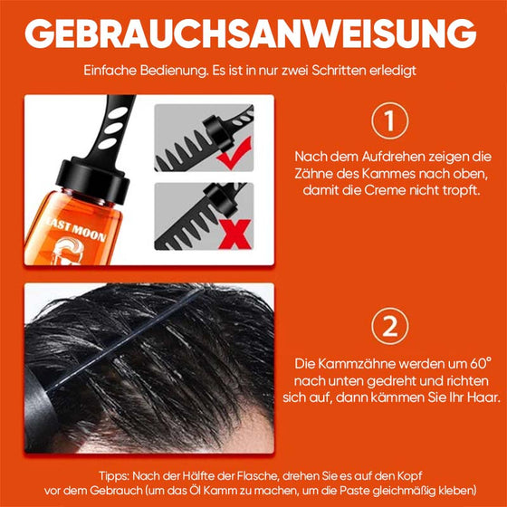 Ein-Kamm-Formungs-Styling-Gel-Kamm