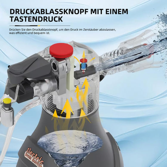 Elektrischer Schaumsprüher Autowaschanlage Wasserpistole mit Kanone