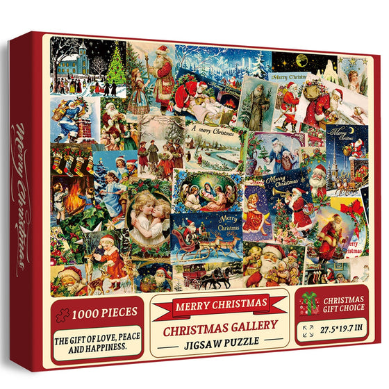 Weihnachtsgalerie-Puzzle 1000 Teile