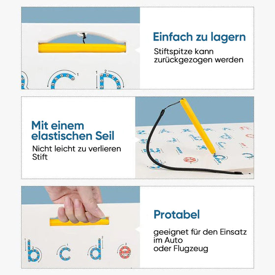 2-in-1 doppelseitiger magnetischer Buchstabendruck