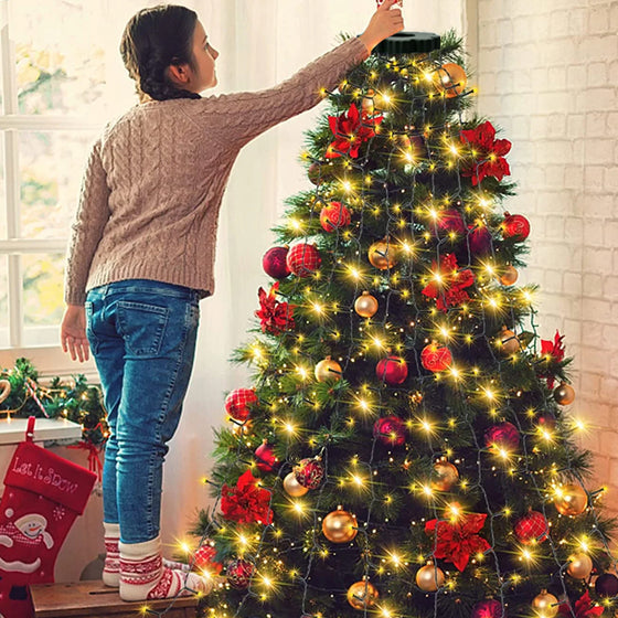 Weihnachtsbaum-Wasserfalllichter mit Ring