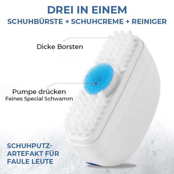 Weißer Schuhreiniger