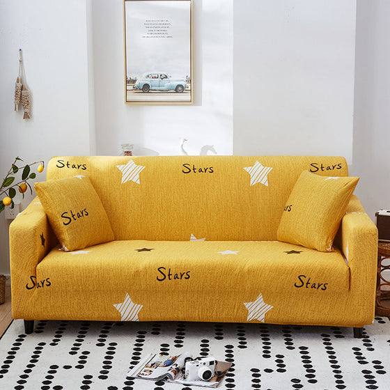 Einfacher Bedruckter Elastischer Sofabezug