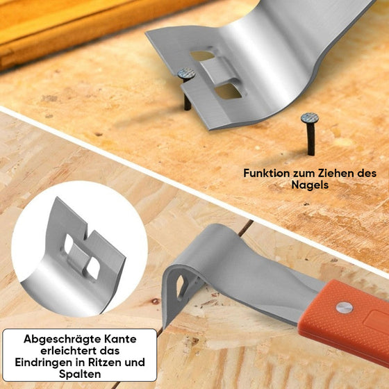 Brechstangen Schaber aus Edelstahl