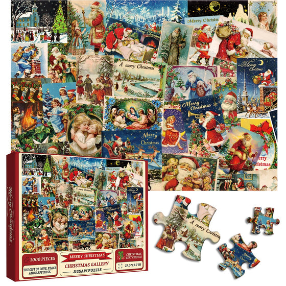 Weihnachtsgalerie-Puzzle 1000 Teile