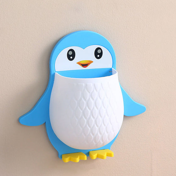 Penguin Shape Wall Mount Phone Holder