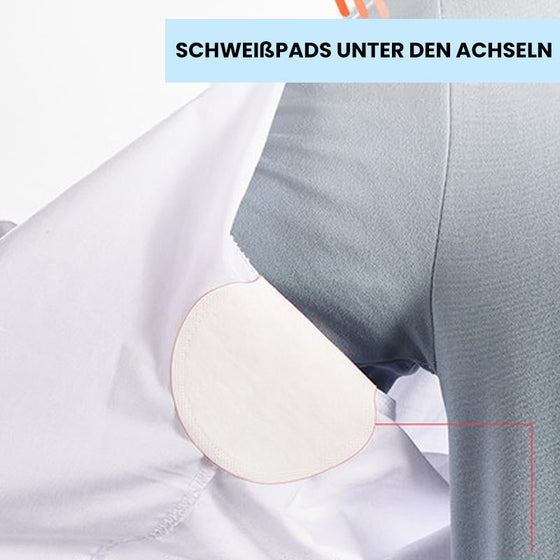 Schweißableitende Schweißpads unter den Achseln