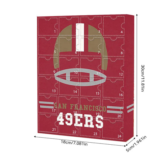 San Francisco 49ers Adventskalender – Mit 24 kleinen Türen