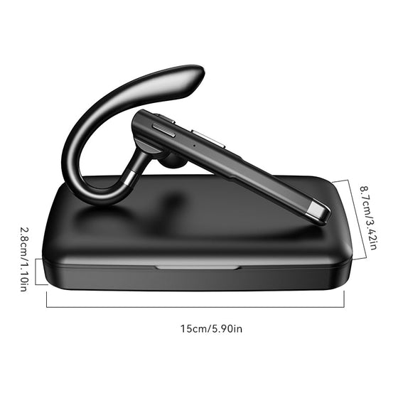 Kabelloses Bluetooth-Headset am Ohr