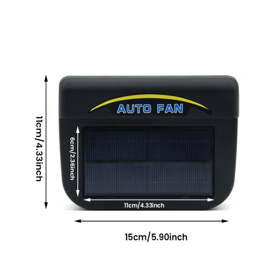 Solarbetriebener Autoventilator