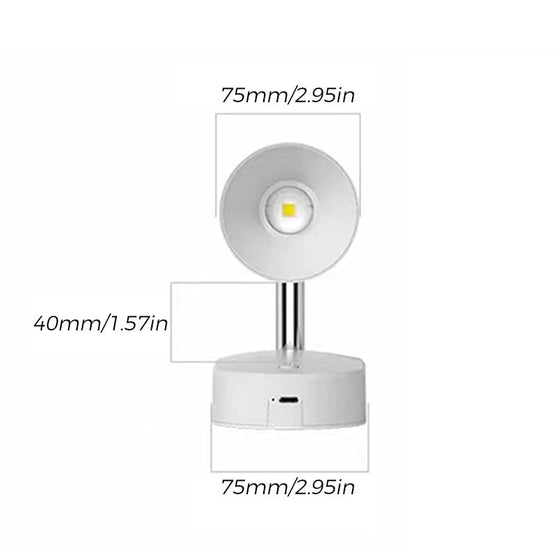 LED-Batterie-Wandleuchte mit Fernbedienung